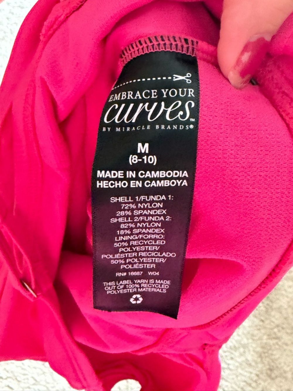 Shecurve Deep V Cross-Back Ruched One-Piece Swimsuit - Picture 7 of 8